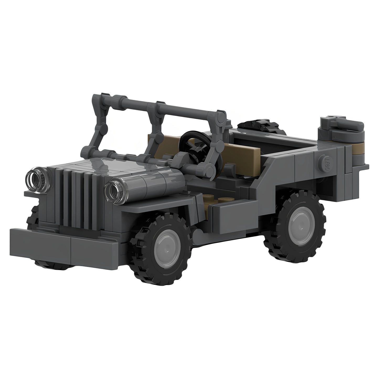 MOC-171773 Car Willys Jeep building block educational toy model gift ornament