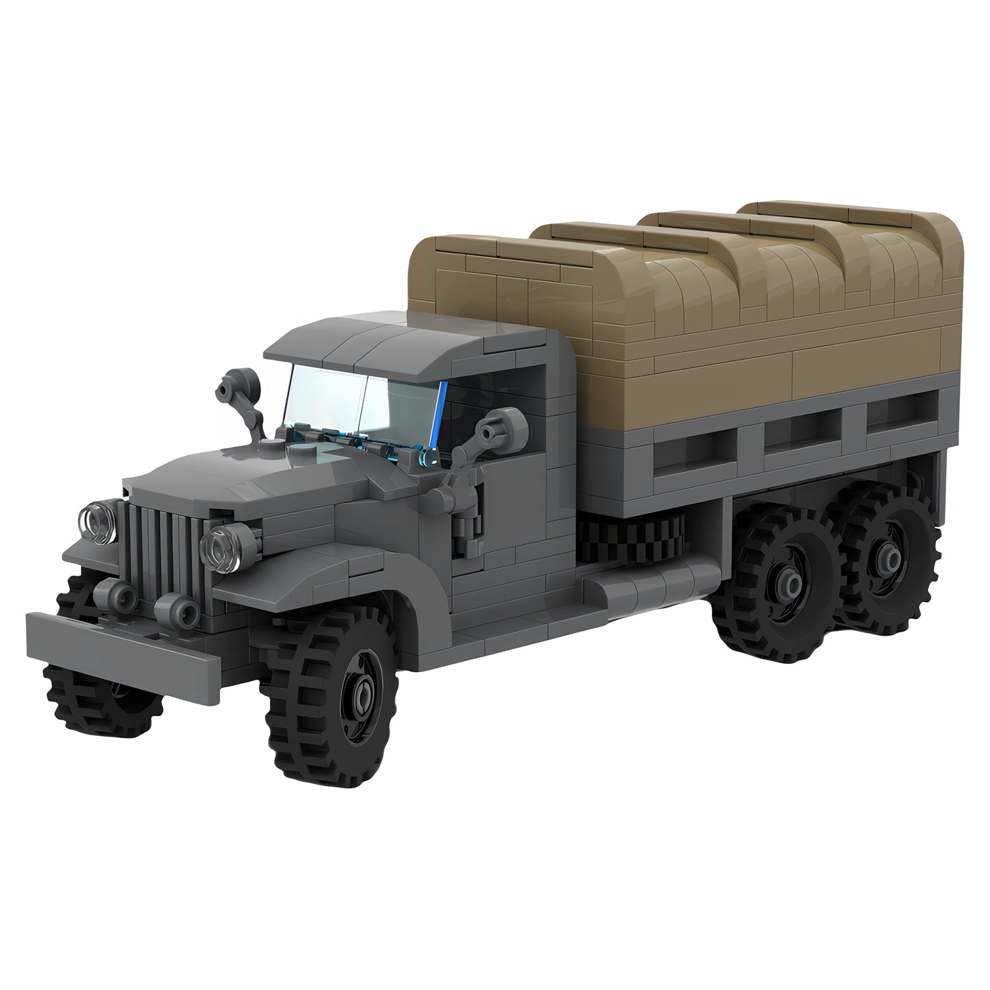 MOC-174598 military truck building block educational toy model gift ornament