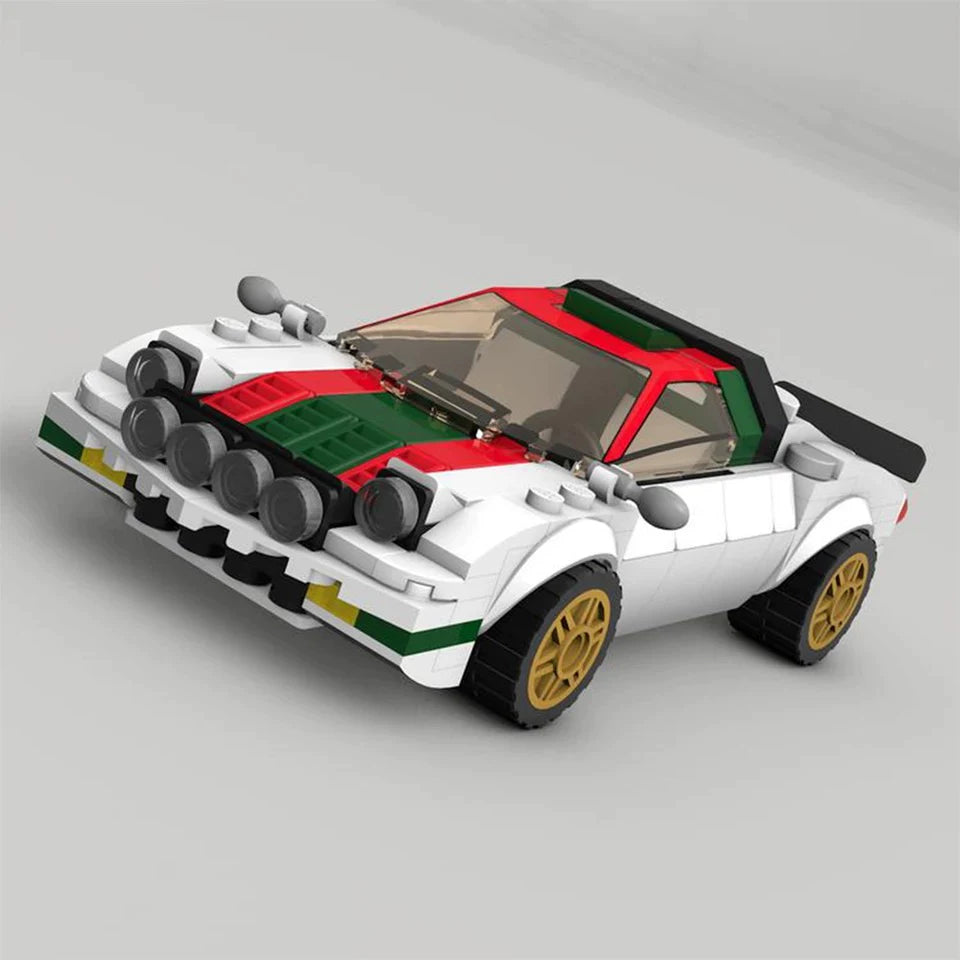 MOC-176406 Speed ??Champion Rally City Car Famous Sports Car Model Building Block Technology Racing Toy