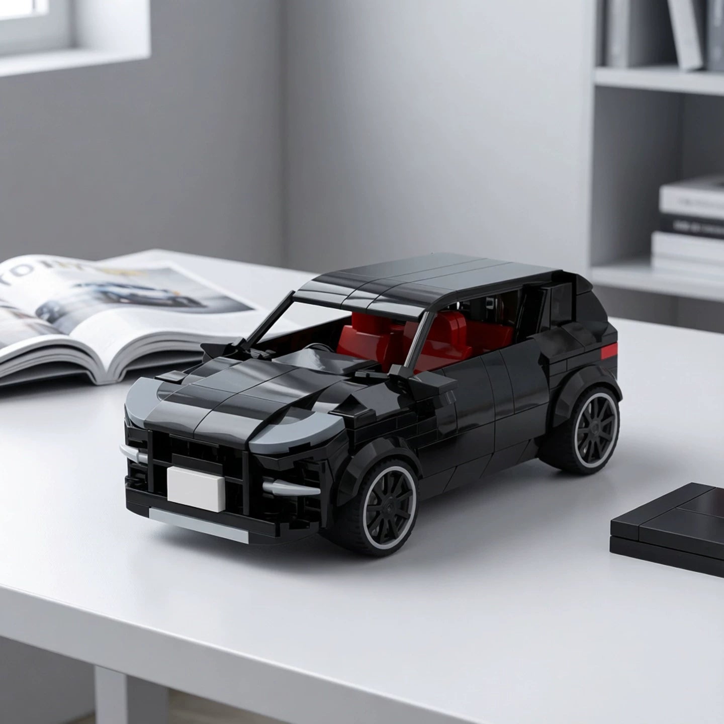 MOC-177565 Assembled 2019 Kia Sports Edition 8-Gate Car Building Block Model Gift Ornament