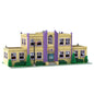 MOC-177723 Modular Elementary School The Simpsons City Church Building Block Building Street View