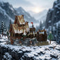 MOC-182537 Viking Village expanded medieval building blocks educational toy model ornaments