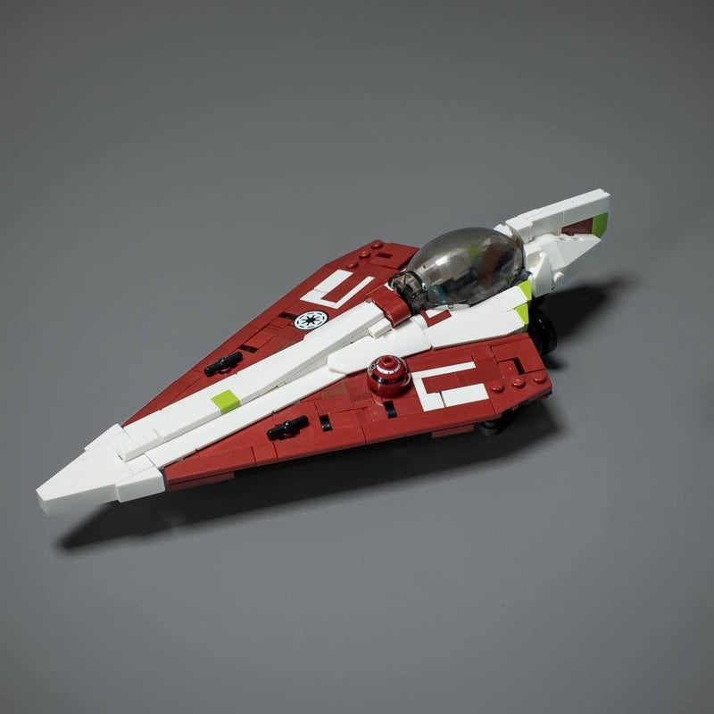 MOC-183825 Starfighter Spaceship Building Blocks Educational Toy Model Gift Ornament