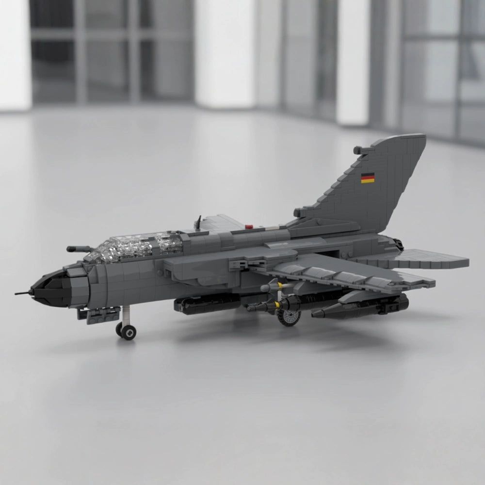 MOC-183943 Military series Luftwaffe Tornado fighter building block model