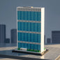 MOC-186051 United Nations Secretariat Building 1/800 scale building block toy model