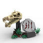 MOC-186989 Halloween creative fossil dinosaur model ornaments mini festival atmosphere scene