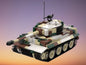 MOC-192054 Tiger E-type German tank V2 winter building block educational toy model