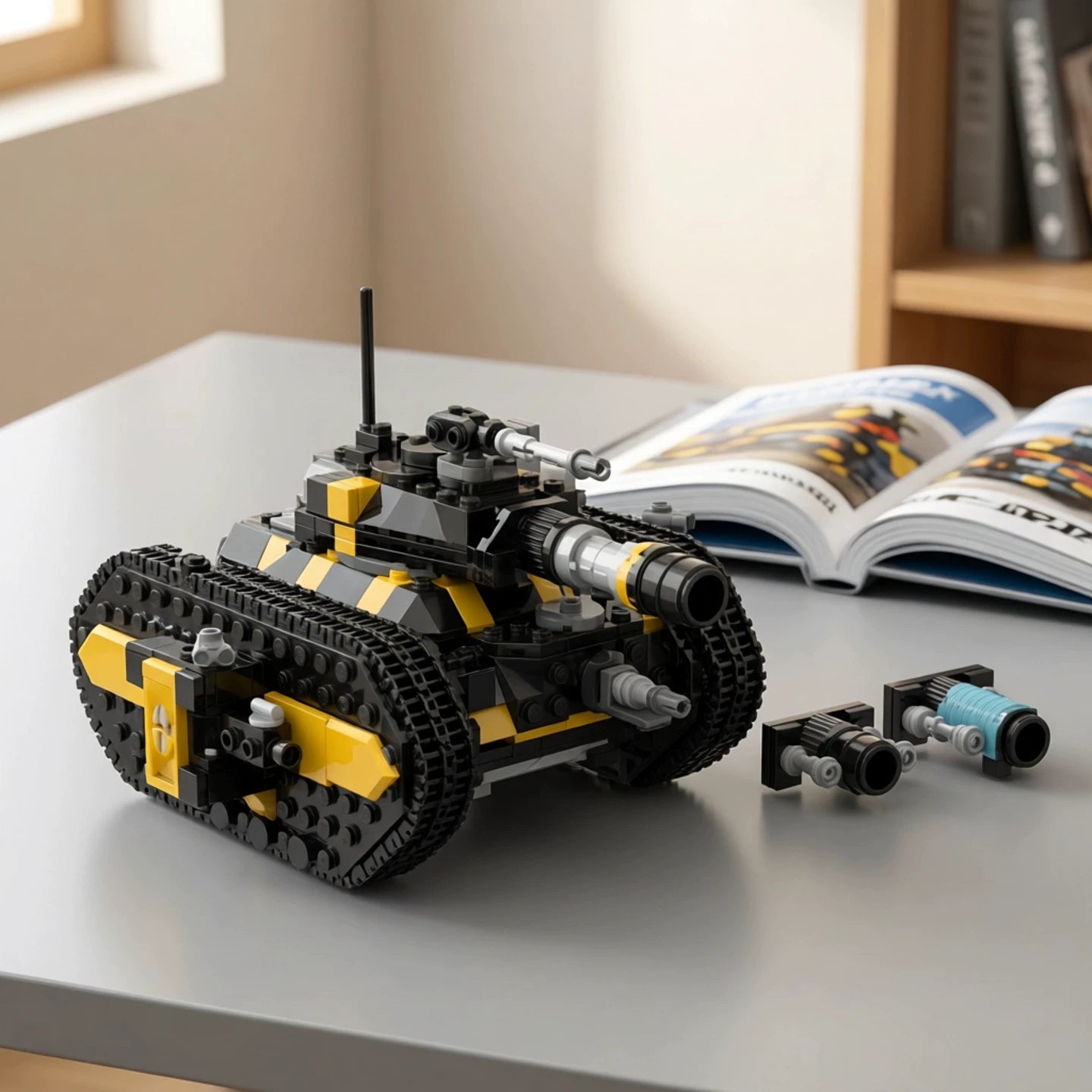 MOC-194659 Warhammer 40K-Leman Russ main battle tank building block educational toy model