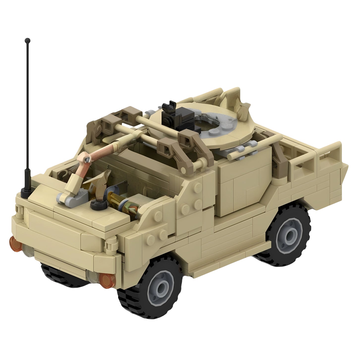 MOC-197038 tank military series armored vehicle building blocks educational toy model ornaments