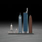 MOC-199839 Philadelphia Skyline Street View Building Blocks Puzzle Model Gift Ornament