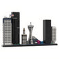 MOC-201400 Seattle Skyline Street View Building Blocks Toy Model Gift Ornament