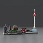 MOC-202184 Kyoto Skyline Building Street View Building Blocks Puzzle Model Gift Ornament