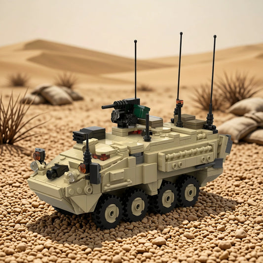MOC-204268 Stryker military series armored vehicle building blocks car toy model gift