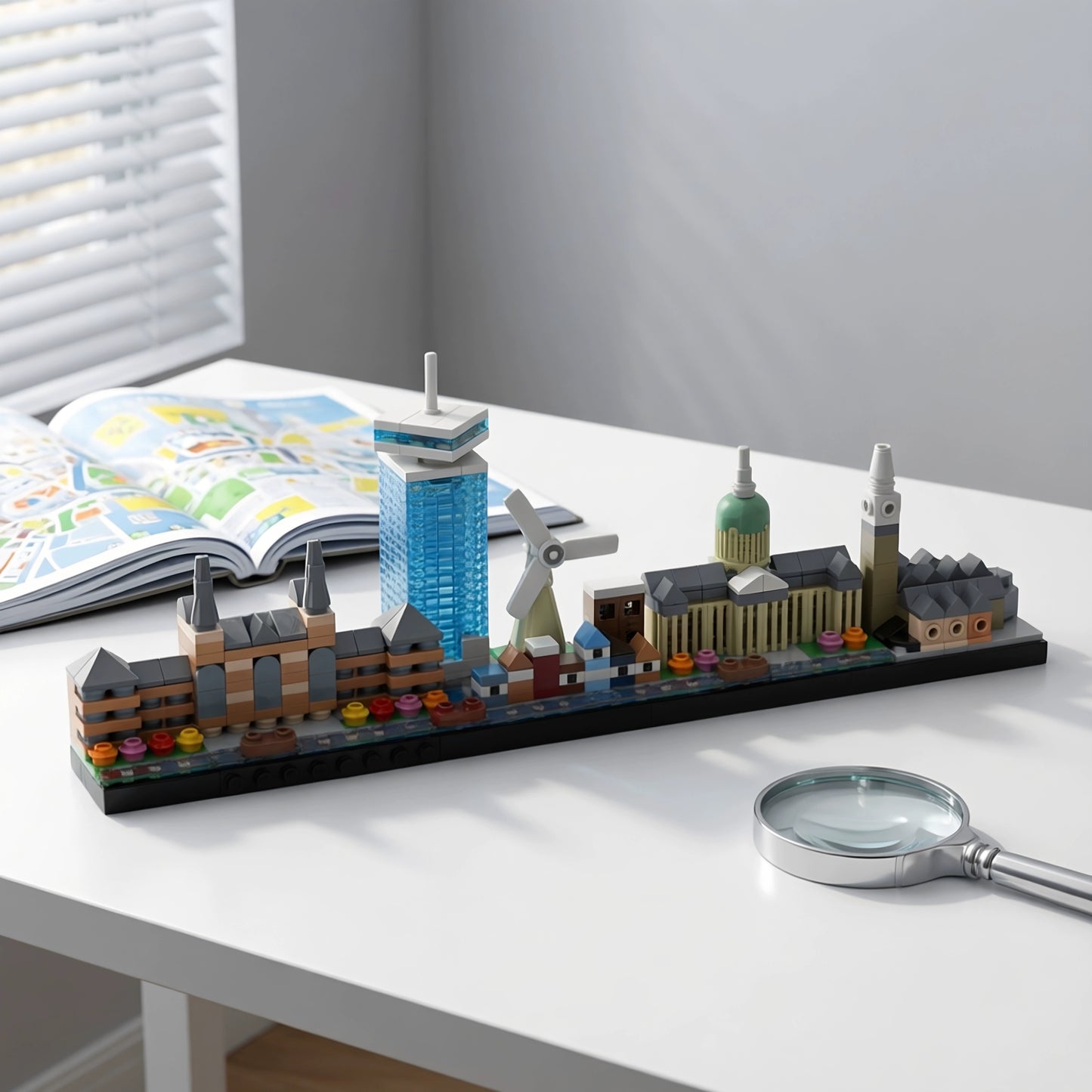 MOC-205355 city building skyline building blocks educational toy model gift ornaments