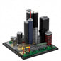 MOC-214278 New Mainz Street 1:2000 architectural street view building block puzzle model ornaments