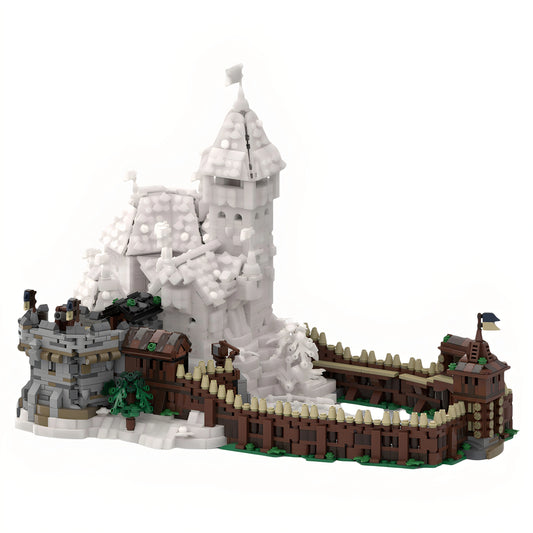 MOC-215534 Mini Blaustein Castle building block educational toy model gift ornament