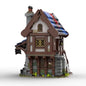 MOC-220777 Medieval Architecture Series House Small Scale Blacksmith Shop