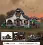 MOC-221183 Assembled medieval family mansion building block stable educational toy model