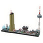 MOC-222506 Seoul city skyline building street view city building blocks toys gift ornaments