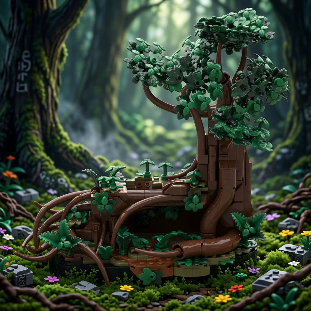 MOC-224148 The first encounter with The Hobbit and The Lord of the Rings building block model ornaments
