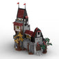 MOC-224579 Castle Witch Creative Free Architecture Series Medieval Puzzle DIY Ornaments
