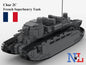 MOC-224586 heavy tank 1:35 scale building block educational toy model gift ornament