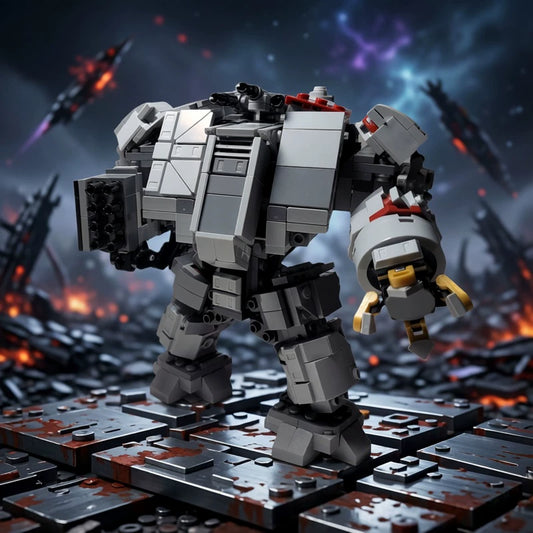 MOC-224848 Mecha Warhammer 40k Knight assembled building blocks educational toy model ornaments