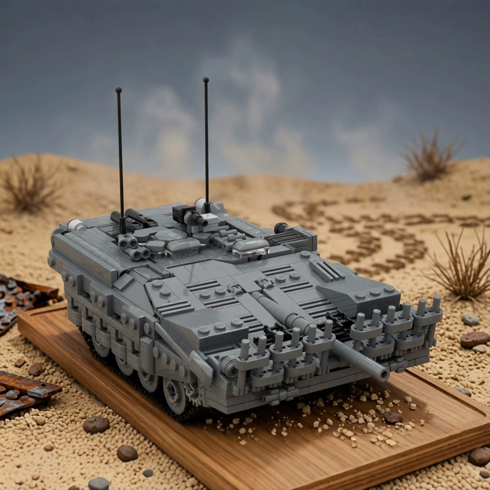 MOC-226884 Military Model Series Building Blocks Strv 103 Tank Puzzle Gift Ornaments