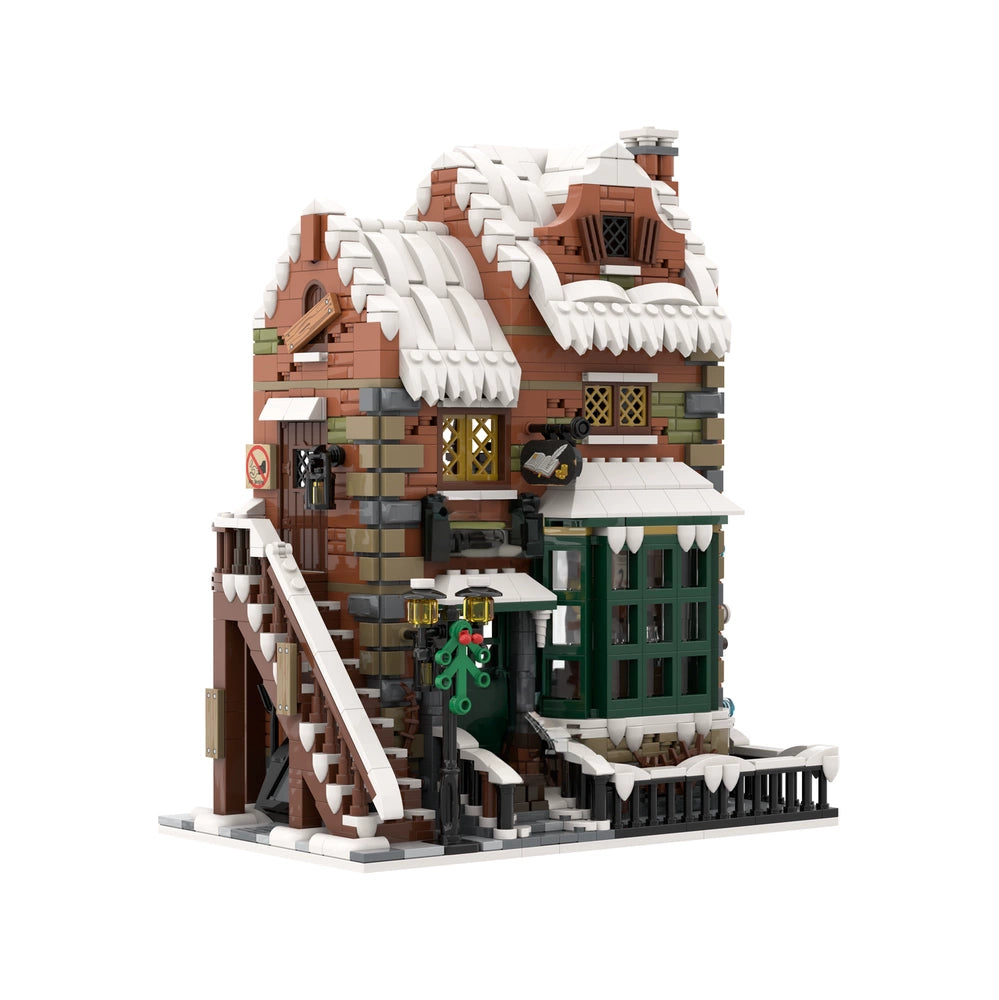 MOC-228435 Winter Village Season Christmas Building Block Transformation and Holiday Spirit Model Ornaments