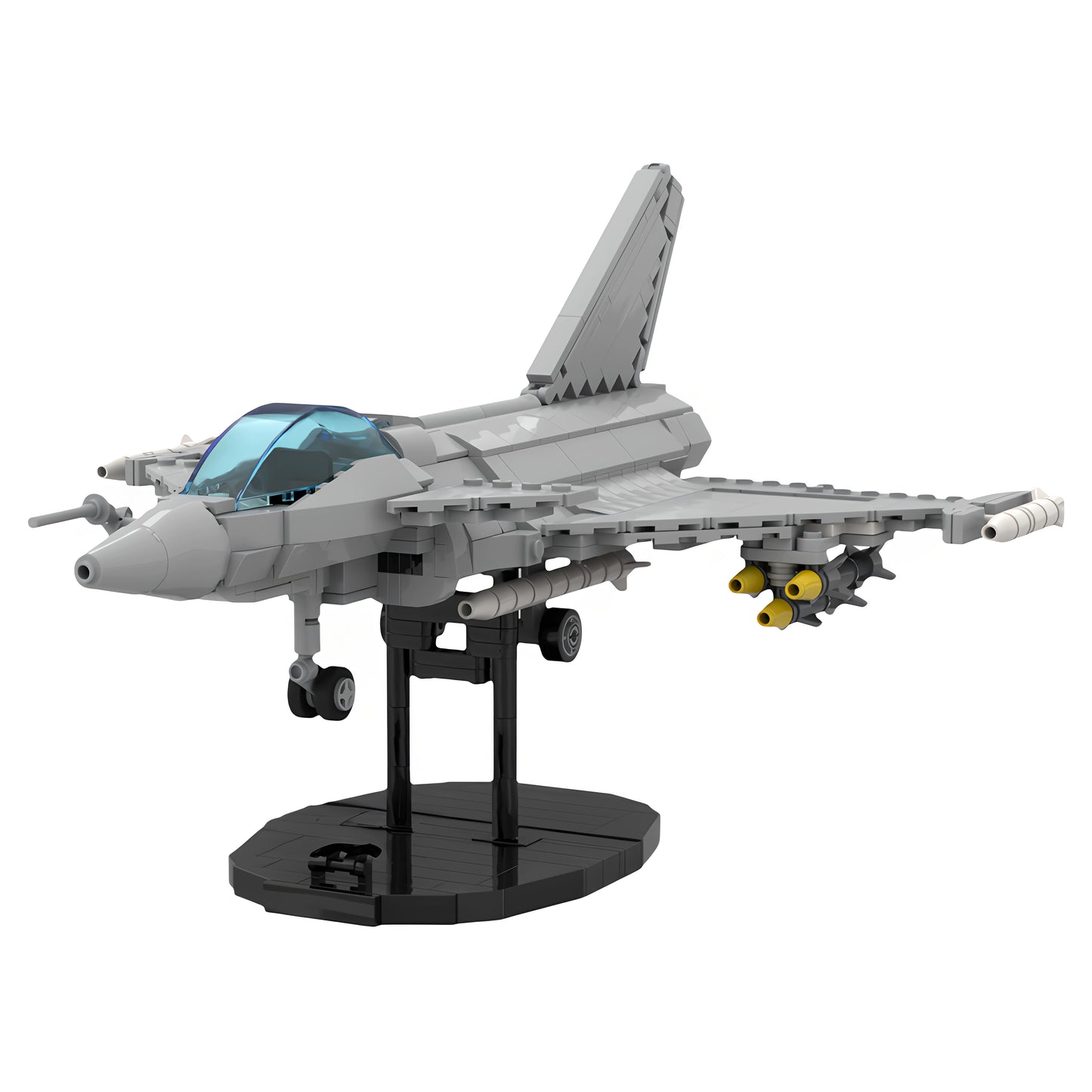 MOC-231518 Aircraft Dassault Rafale 1:48 Scale Fighter Building Block Ornament