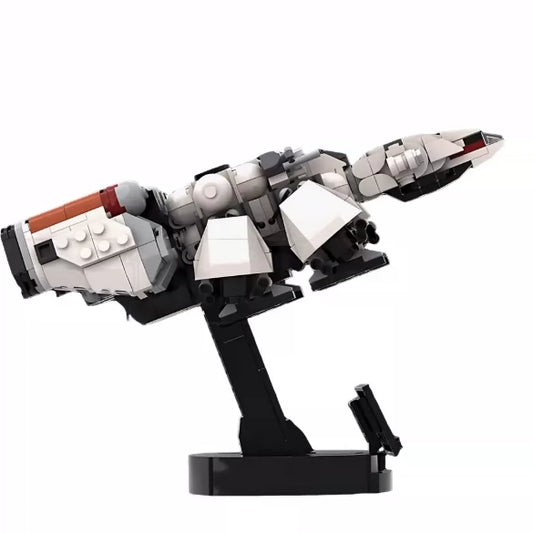 MOC-231839 battleship space puzzle assembled building block model building series spaceship