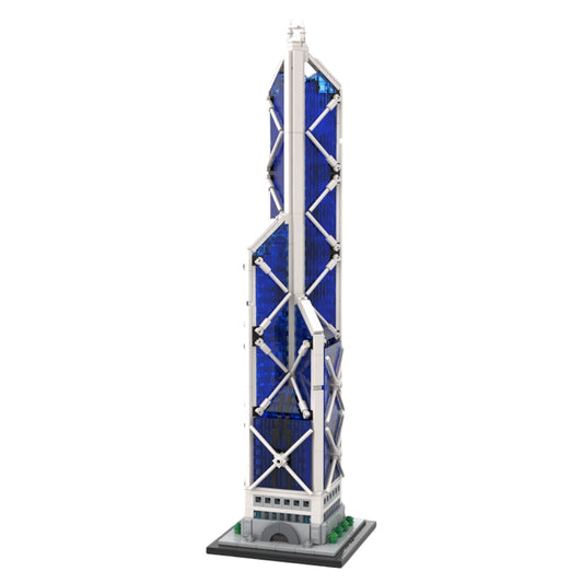 MOC-234438 Bank of China Tower Building 1:800 scale building block educational toy model