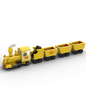 MOC-238207 train Easter train building blocks educational toy model gift ornament