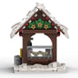 MOC-238622 Christmas stall market building series winter mini Christmas gift building blocks toy ornaments