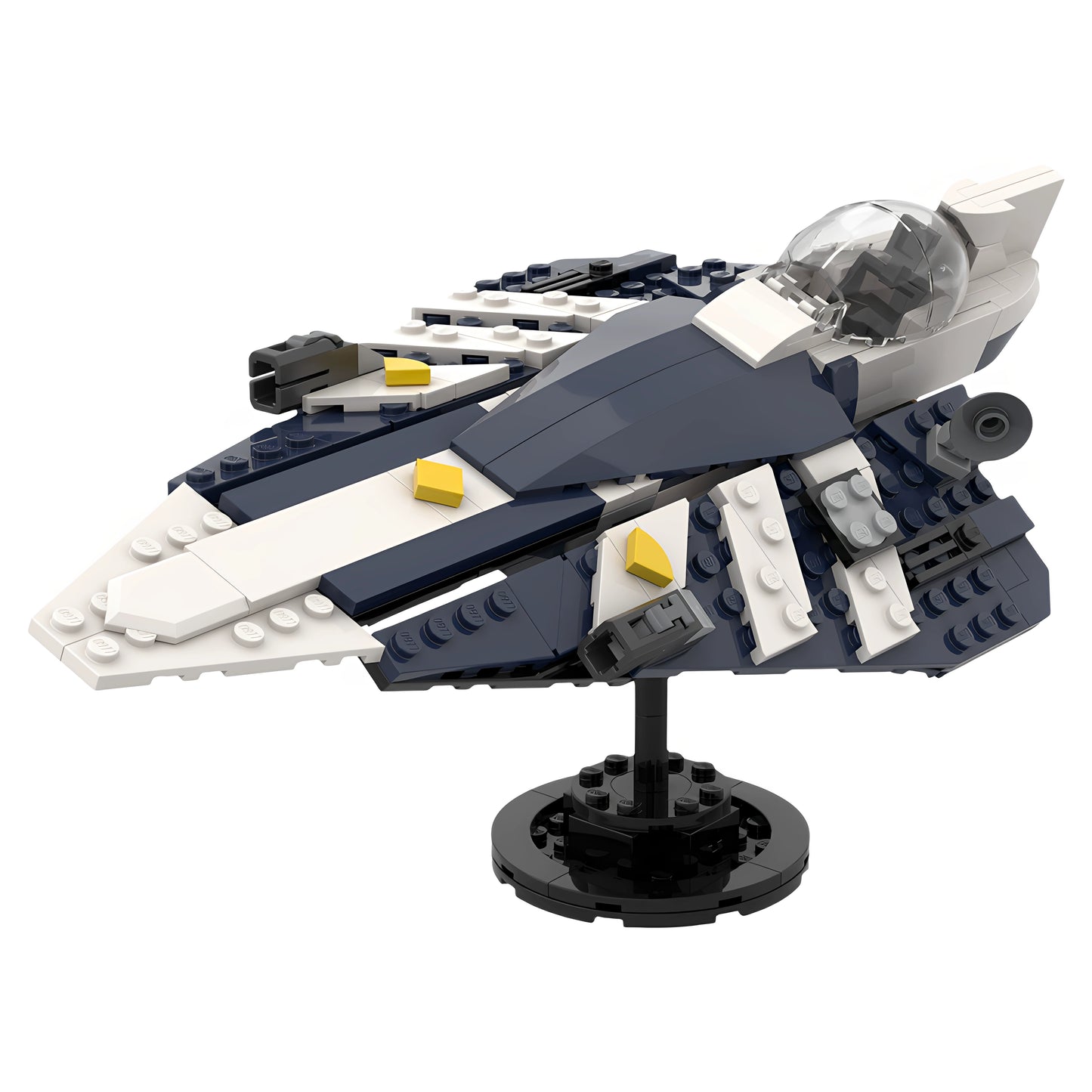 MOC-239957 Pro Kuhn's Delta-7 Starfighter Building Block Toy