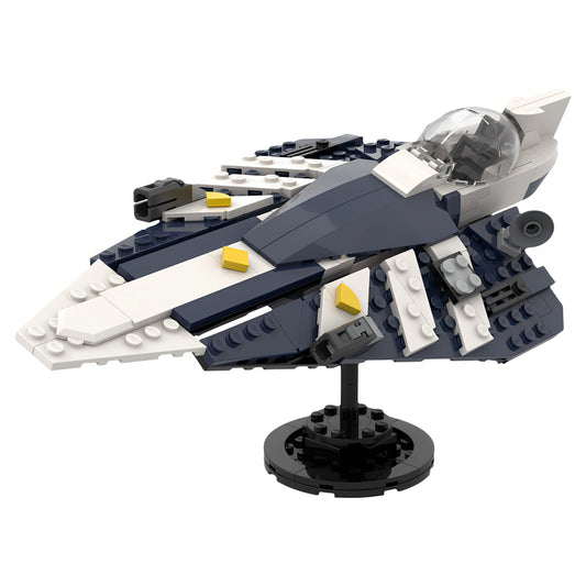 MOC-239957 Pro Kuhn's Delta-7 Starfighter Building Block Toy