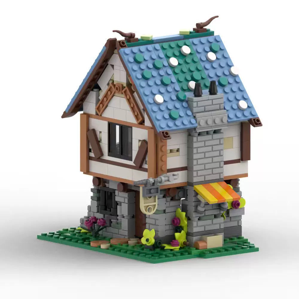 MOC-239963 building block building series medieval blacksmith castle educational toy model