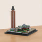 MOC-241995 exhibition tower and festival hall building street view building block educational toy model