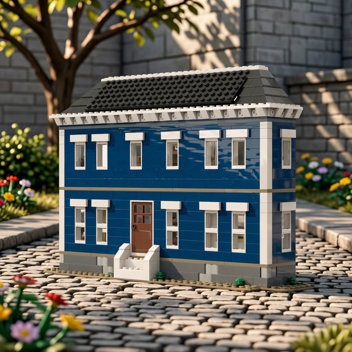 MOC-243188 Creel Mansion Fence Building House Building Blocks Educational Toy Model