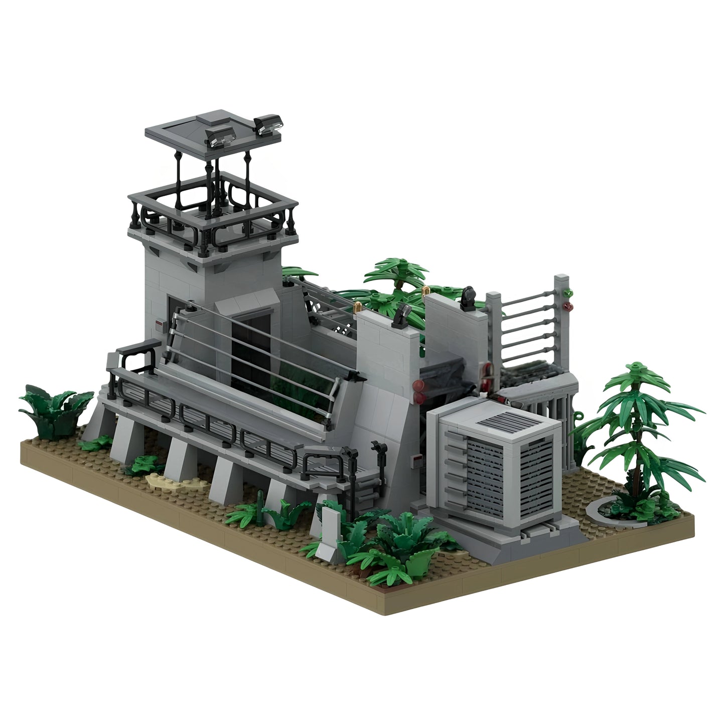 MOC-243237 Jurassic Park Swift Cage Building Blocks Educational Toy Model Ornament