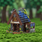 MOC-243952 Medieval old knight's cabin building block educational toy model gift ornament