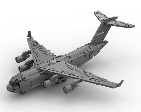 MOC-245239 Aircraft Globemaster Transport Aircraft Building Blocks Educational Toy Model Ornament