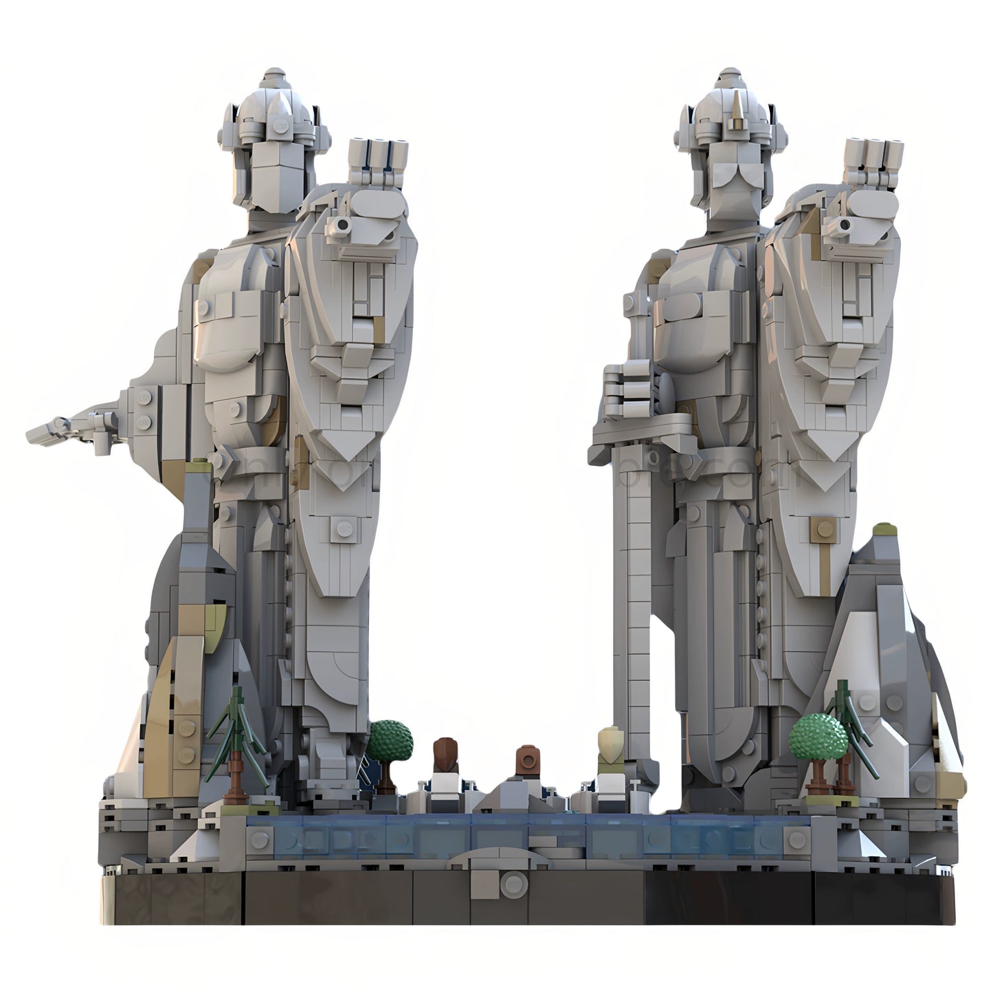 MOC-249404 Lord of the Rings Argonath building block toy model gift ornament