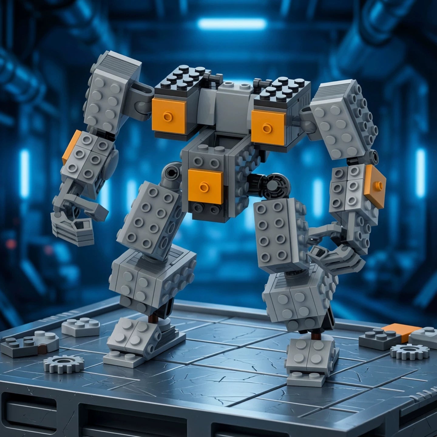 MOC-252079 Mecha ME100 robot building block educational toy model gift ornament