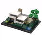 MOC-25360 mini modern villa building villa building block Bauhaus building model