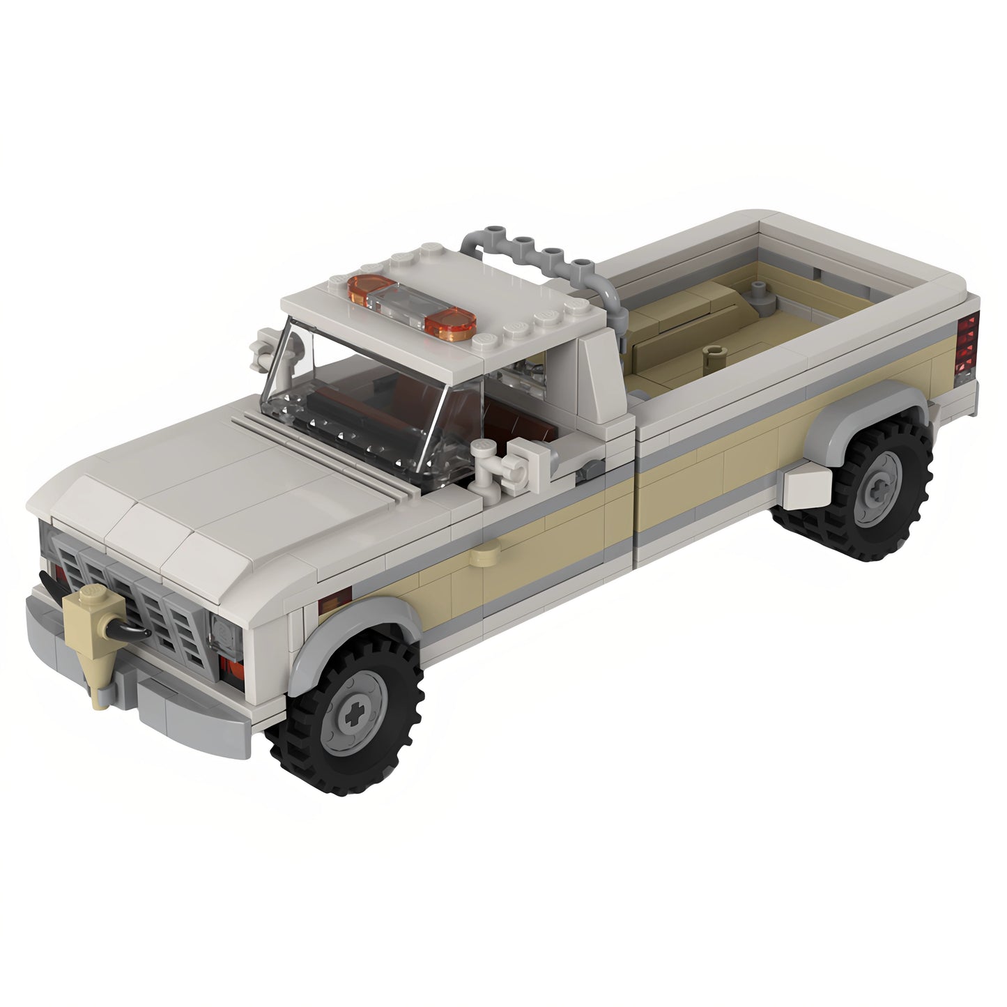 MOC-260638 Pickup truck F-250 building block educational toy model gift ornament