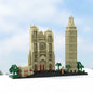MOC-262347 Amiens Church Street View Building Blocks Educational Toy Model Gift Ornament