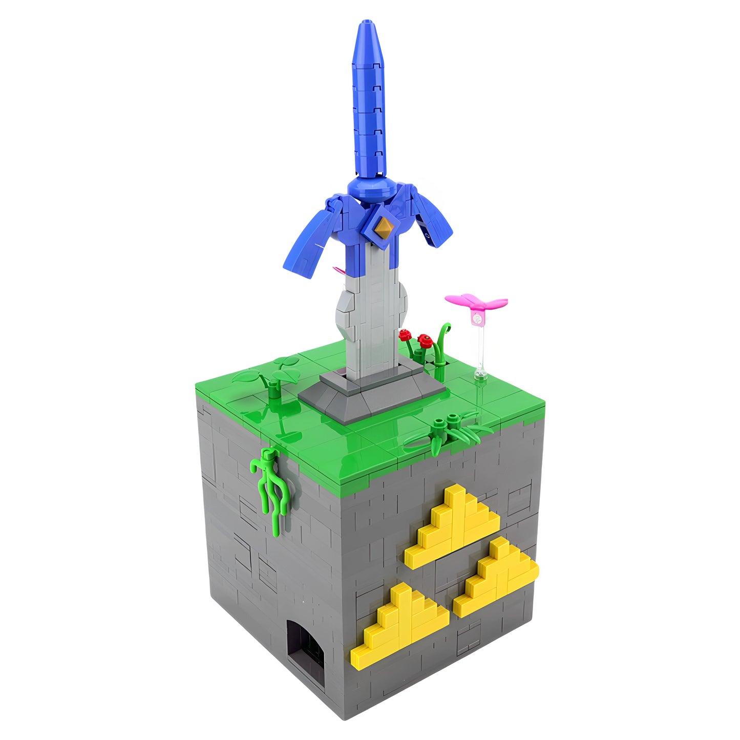 MOC-28686 Zelda Master Sword Puzzle Building Blocks Toy Model Ornament