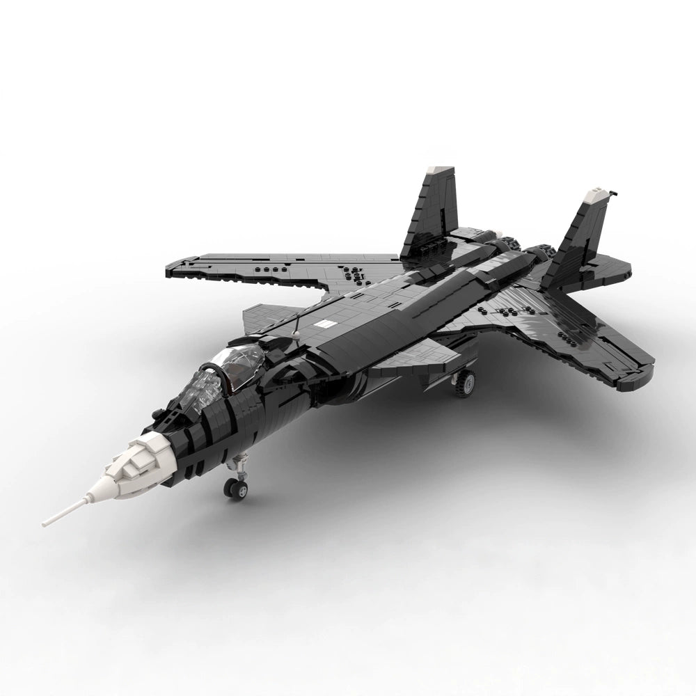 MOC-31280 Su-47 Fighter Belkut building block educational toy model ornaments