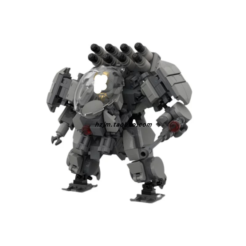 MOC-31962 Manned AF01 War Robot Mini Mecha Boy Building Block Toy